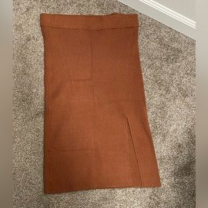 Abercrombie & Fitch large ribbed skirt